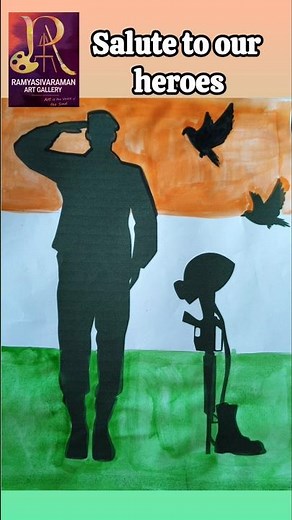 DRAWING :Army Man Drawing | Patriotic Drawing for Indian Army | Step-by-Step Tutorial #drawing #army
