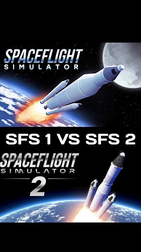 SFS 1 VS SFS 2 #SFS #СФС #чертежи #Blueprint #SpaceflightSimulator | Spaceflight Simulator