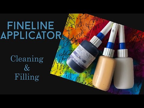 Fineline Applicator- How to Clean and Fill With Paint