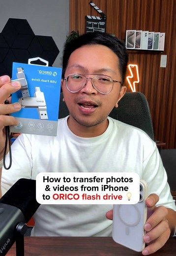 This is how. 😎 iPhone to USB and vice versa. Super dali lang gawin! #orico #oricoflashdrive #flashdrive #usb #techtok