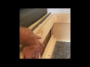 Under seat Drawer In RV Camper Dinette