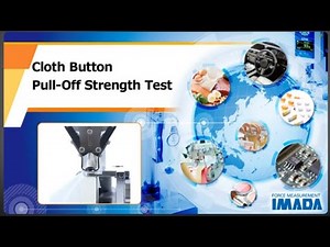 Cloth Button Pull Off Strength Test