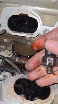 hyundai azera engine oil sensor leaked replacement guide