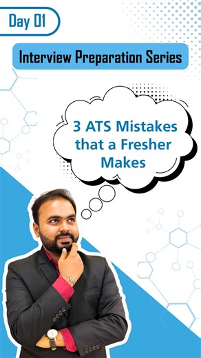 Mrityunjay Pandey on Instagram: "Day 1 – Interview Preparation Series Most IT freshers fail interviews not because they lack skills, but because their resume never even reaches the recruiter. ATS (Applicant Tracking System) silently rejects 80% of resumes before a human ever sees them. In this reel, I show you the 3 biggest ATS mistakes IT freshers make: 1️⃣ Using the wrong keywords 2️⃣ Overcomplicating the resume 3️⃣ Writing responsibilities instead of impact If you’re serious about building a