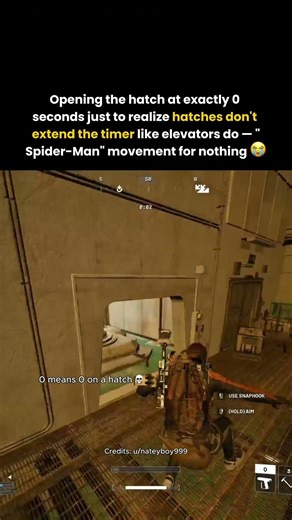 Opening the hatch at 0 seconds in Arc Raiders is pure pain 😭 #arcraiders #gaming