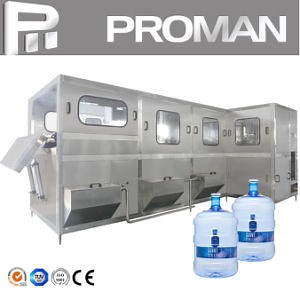 [Hot Item] Full Automatic Touch Screen 300bph 5 Gallon 20 Liter Water Bucket Drum Washing Refilling Sealing Machine