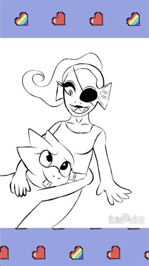 #Undertale Undyne x Alphys( pride month video)