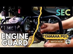 SEC Engine Guard Installation 🔧 | Yamaha PG1 Upgrade 💪 | Hard Metal, Durable & Stylish Protection!🔥