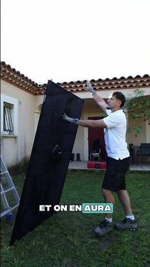 Installation de panneaux photovoltaïques en cours ☀️⚡