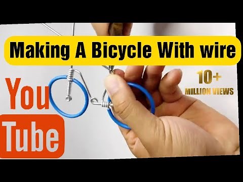 How To Make A Bicycle With Wire !!