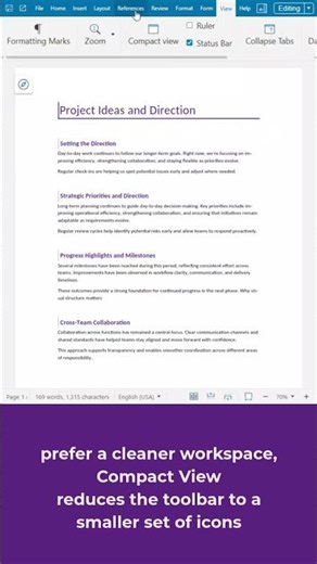 Tabbed View vs Compact View in Collabora Online