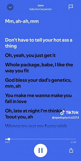 Juno by Sabrina Carpenter - Full Song and Lyrics
