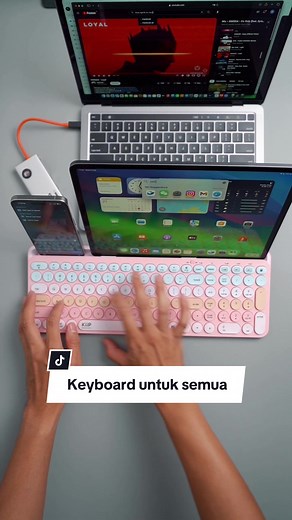 Membalas @MR.TONI SHOP keyboard wireless dari KiiP Swift02 bisa untuk semua device & OS yang support bluetooth🤝 #kiipwireless #wirelesskeyboard #keyboardipad #keyboardlaptop #belanjaditiktoklagi #belilokal #SUPERSERU
