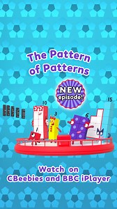20K views · 104 reactions | This season finale is one not to miss!  We're heading back to the Pattern Palace for the musical tributes of none other than the rhythmical queen, Six!   Children will learn about the different types of patterns all around us. Learning to recognise patterns helps little ones understand more about how numbers work. Watch on CBeebies and BBC iPlayer. | Numberblocks | Facebook