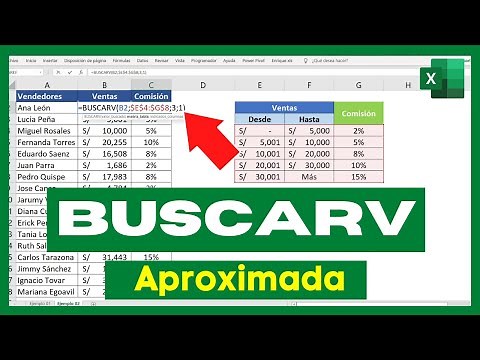 🔴¿Cómo realizar una BUSQUEDA APROXIMADA en Excel?🔴Función BUSCARV