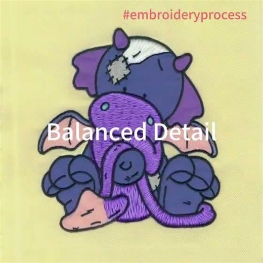 How Stitching Builds Detail #embroiderydigitizing