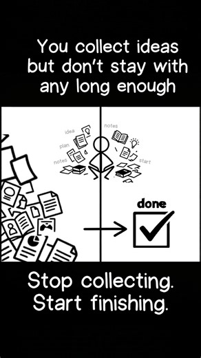 Your problem isn't a lack of brilliance; it’s an excess of choice.