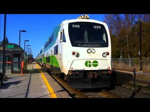 GO Train Compilation #4 with Via rail