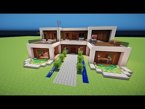 MINECRAFT MODERN HOUSE BUILDING TUTORIAL [HOUSE 101]
