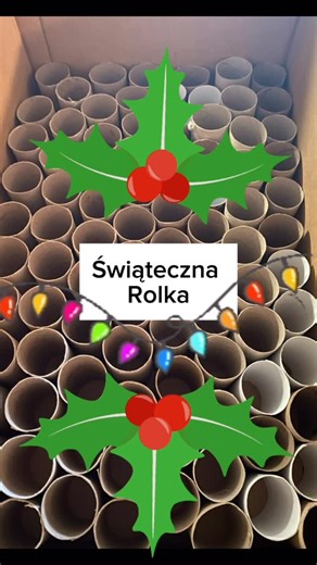 Uwaga Śmieciarka Jedzie on Instagram: "„Świąteczna Rolka” ! 🎄🎁✨ Dołączycie do wyzwania? Chcemy uratować kilogramy kartonu! Rolki po papierze.. Produkujemy je w każdym domu 😅 Ale nie w każdy wie, co można z nich zrobić! Wystarczy wpisać w Google „ozdoby świąteczne z rolek”! Są też kalendarze adwentowe albo parking dla resoraków! Potrzeba tylko kleju, farb i kolorowych kartek 🥰 W gratisie fajny czas z bliskimi, zaproście ich do zabawy ♥️ Oszczędzimy planecie CO2, bo nie wyprodukujemy nowych o