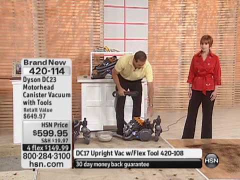 Dyson DC23 Motorhead Canister Vacuum with Tools