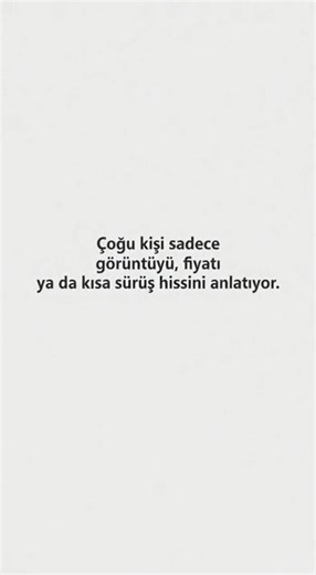 Herkes arabayı övüyor ama gerçeği söylemiyor #shorts