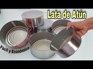 Mira Como Reutilizar y Crear Sin Gastar💰 Fácil y Económico de Hacer| LATA DE ATÚN ♻️