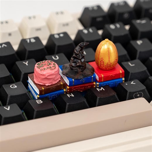 Harry Potter Keycap Set With Sorting Hat Triwizard Egg Hagrid Cake Artisan Keycaps for Christmas Halloween Custom Gifts Book Base Keycap - Etsy