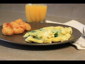 Spinach And Cheese Omelette