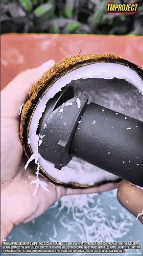 Coconut Grater Machine : How Fine Coconut Strands Are Shredded Fast