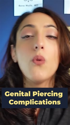 Rena Malik, MD | Urologist on Instagram: "Genital piercings have a complication rate of 9-19%. Infections are common due to the area's nature and clothing. Warm compresses can help with skin infections. #genitalpiercing #piercingaftercare #infection #sexualhealth #warmcompress #renamalikmd"