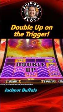 Jackpot Buffalo Double-Up on the Trigger! BIG WIN at El Cortez Casino! #shortfeed #shorts