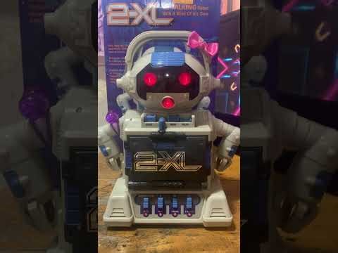 A blast from the 90's Meet 2-XL "The Smartest toy robot in the world!" -2xl