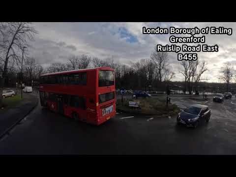 Full Route Visual E9 Yeading Barnhill Estate to Ealing Broadway LA68 DXK VMH2558 Metroline Travel