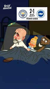 The situation of Man CIty players right now 😂. #mancity #brighton | Body Animation