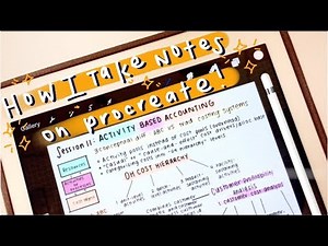 How I Take Notes On My iPad with Procreate