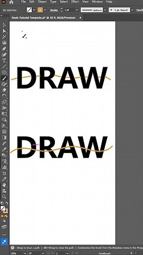 How to Intertwine Text and Lines in Illustrator Object Intertwine Tutorial 🤯