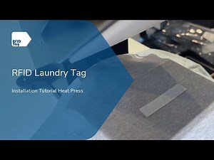 RFID Laundry Tag Installation Tutorial - Heat Press
