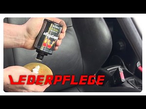 Lederpflege am Auto