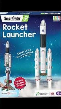 DIY Rocket Launcher Kit Build Your Own Rocket and Launcher Birthday Gift for Smart Kids Science Toy