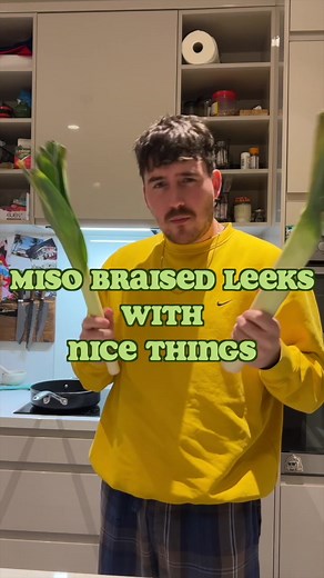 Delicious Miso Braised Leeks Recipe