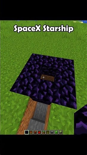 Tutorial SpaceX Starship | Minecraft #minecraft #shorts