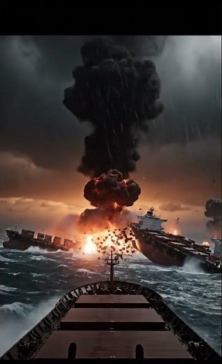 Ship EXPLOSION Caught Live! #Disaster