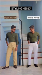 Beige vs White Pants | Which Outfit Wins? 🔥#outfit #pants