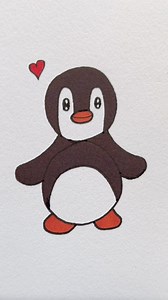 32K views · 7.7K reactions | Penguin  easy and cute 殺 #easydrawing #easydraw #easydrawings #howtodraw #drawwithme #draw #drawing #drawings #painting #paint #paintings #easypainting #easypaint #easypaintings #paintwithme #howtopaint #speed drawing #drawingskills #anime #art #artist #cute #cutedrawing #love #satisfying #satisfy #asmr #satisfyingdrawing #reels #pinguin | Ana Milani | Facebook