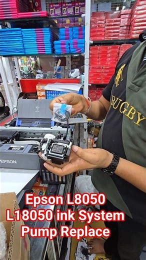 Epson L8050 L18050 ink System Pump Replace#epson #services # #printersupportsoftware