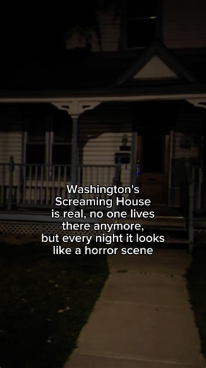 Screaming house in Washington #scary | Wout Company