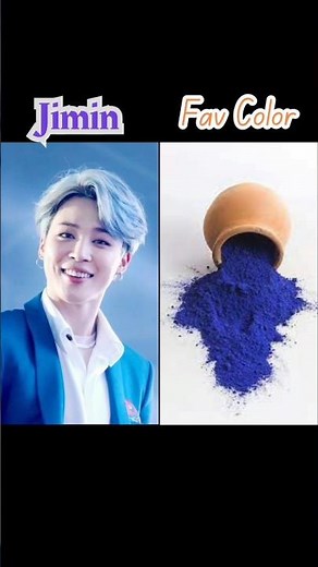 BTS member's favourite color #kpopidolk#jk #jimin #rm #jin #kpopedit #bts #btsv #jhope #suga#colors