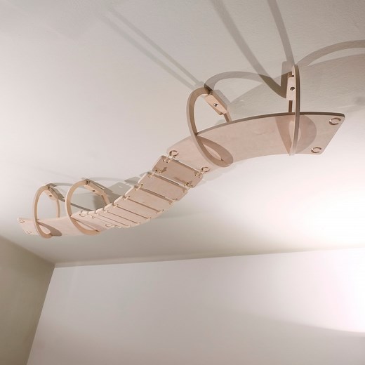 Plywood Ceiling Cat Shelves: Climbing Ceilingfurniture Set - Etsy