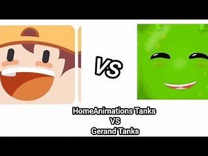 HomeAnimations Tanks VS Gerand Tanks | HomeAnimations | Gerand | Cartoon | Tank |